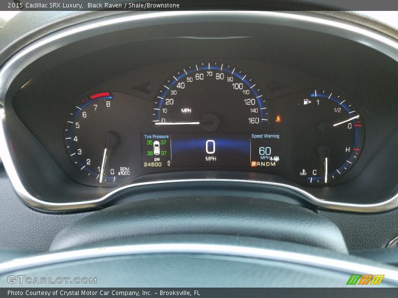 Black Raven / Shale/Brownstone 2015 Cadillac SRX Luxury