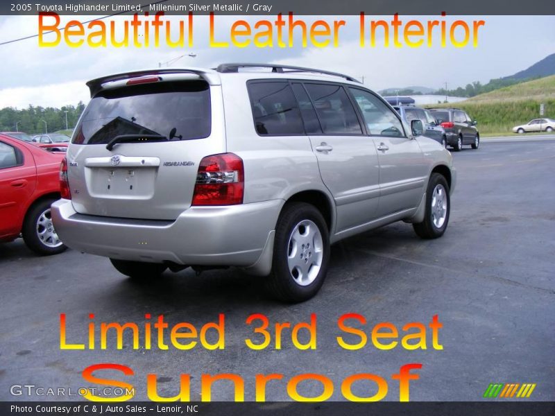 Millenium Silver Metallic / Gray 2005 Toyota Highlander Limited