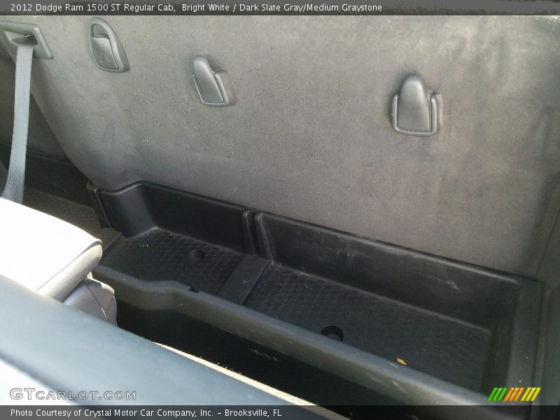 Bright White / Dark Slate Gray/Medium Graystone 2012 Dodge Ram 1500 ST Regular Cab