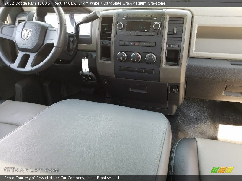 Bright White / Dark Slate Gray/Medium Graystone 2012 Dodge Ram 1500 ST Regular Cab