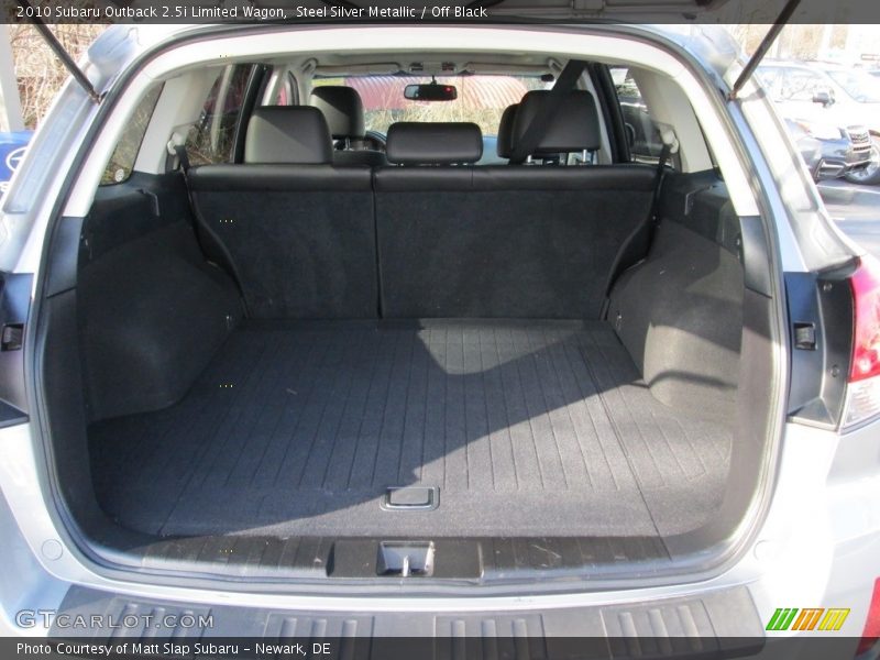 Steel Silver Metallic / Off Black 2010 Subaru Outback 2.5i Limited Wagon