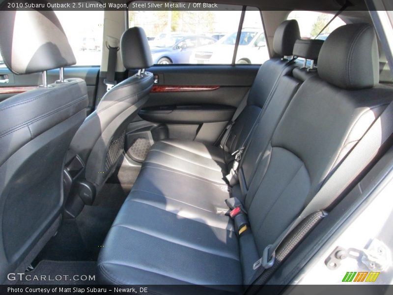 Steel Silver Metallic / Off Black 2010 Subaru Outback 2.5i Limited Wagon