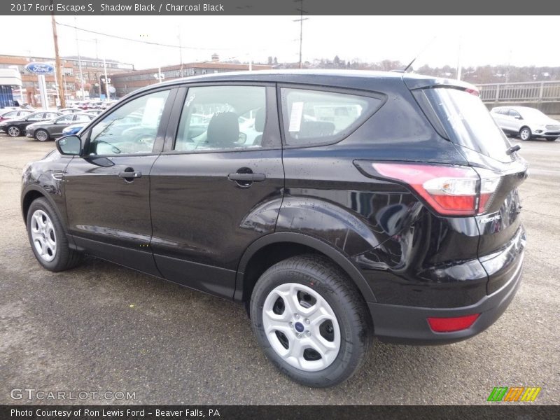 Shadow Black / Charcoal Black 2017 Ford Escape S