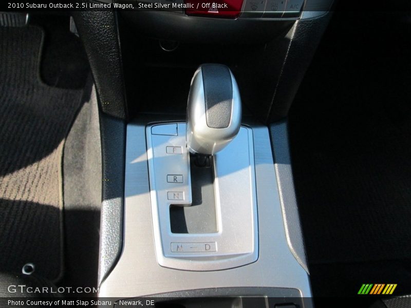 Steel Silver Metallic / Off Black 2010 Subaru Outback 2.5i Limited Wagon