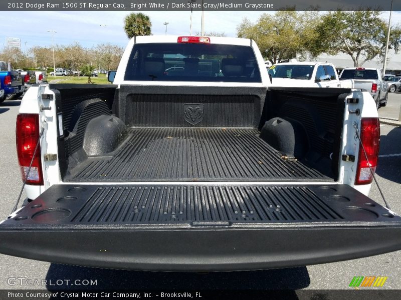 Bright White / Dark Slate Gray/Medium Graystone 2012 Dodge Ram 1500 ST Regular Cab