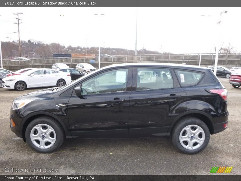 Shadow Black / Charcoal Black 2017 Ford Escape S