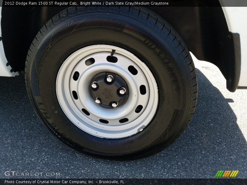 Bright White / Dark Slate Gray/Medium Graystone 2012 Dodge Ram 1500 ST Regular Cab