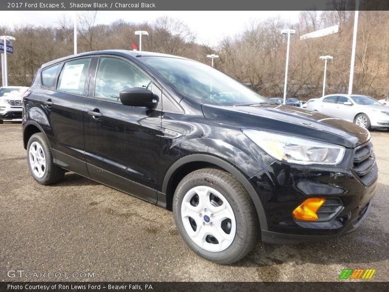 Shadow Black / Charcoal Black 2017 Ford Escape S