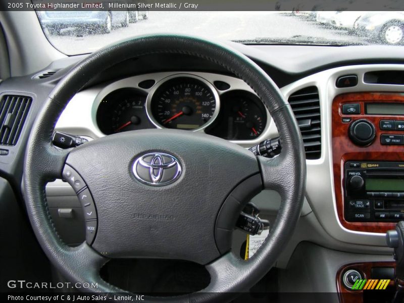 Millenium Silver Metallic / Gray 2005 Toyota Highlander Limited