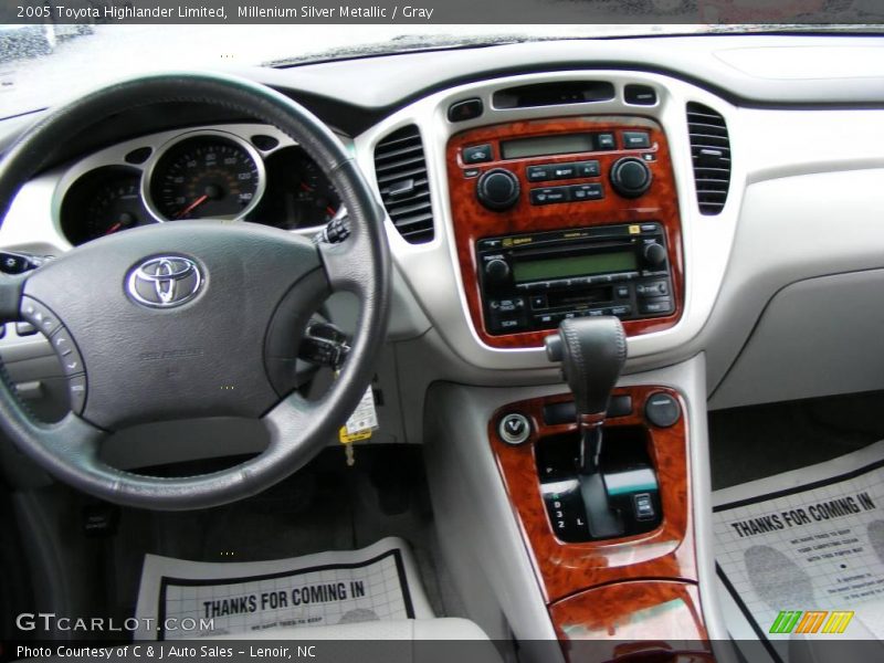 Millenium Silver Metallic / Gray 2005 Toyota Highlander Limited