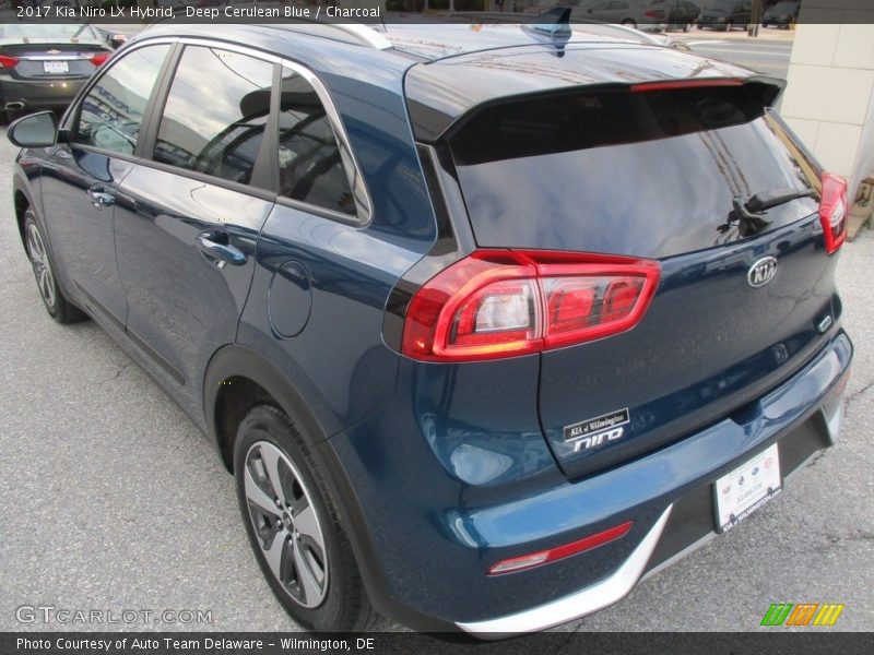 Deep Cerulean Blue / Charcoal 2017 Kia Niro LX Hybrid