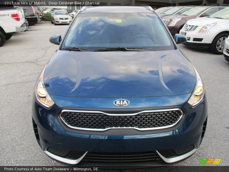 Deep Cerulean Blue / Charcoal 2017 Kia Niro LX Hybrid
