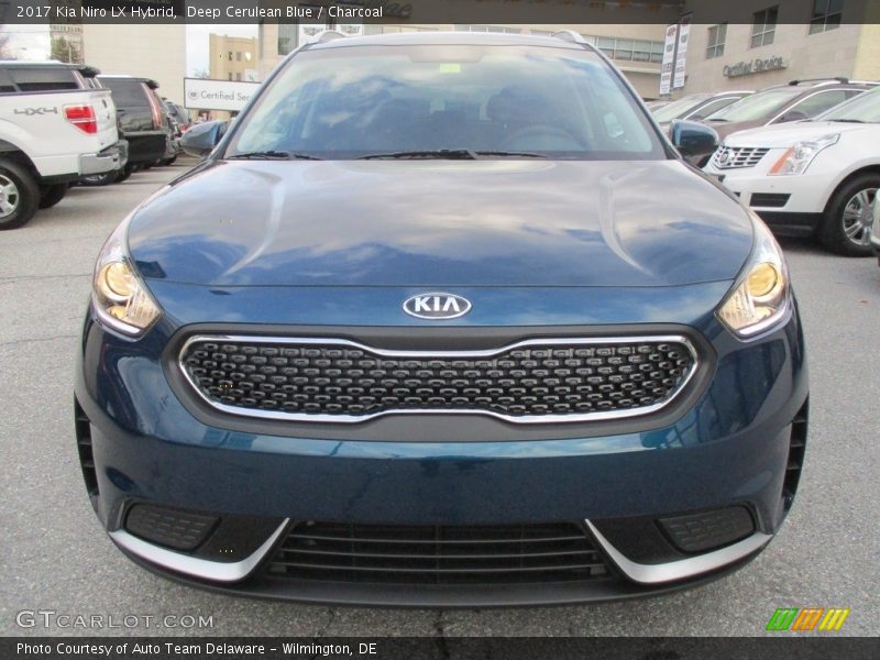 Deep Cerulean Blue / Charcoal 2017 Kia Niro LX Hybrid