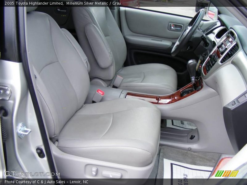 Millenium Silver Metallic / Gray 2005 Toyota Highlander Limited