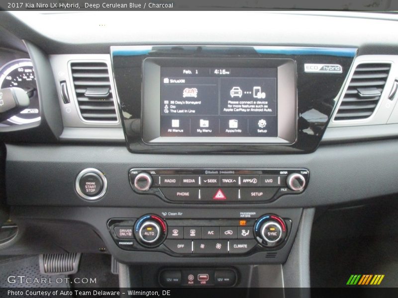 Controls of 2017 Niro LX Hybrid