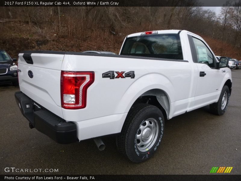 Oxford White / Earth Gray 2017 Ford F150 XL Regular Cab 4x4