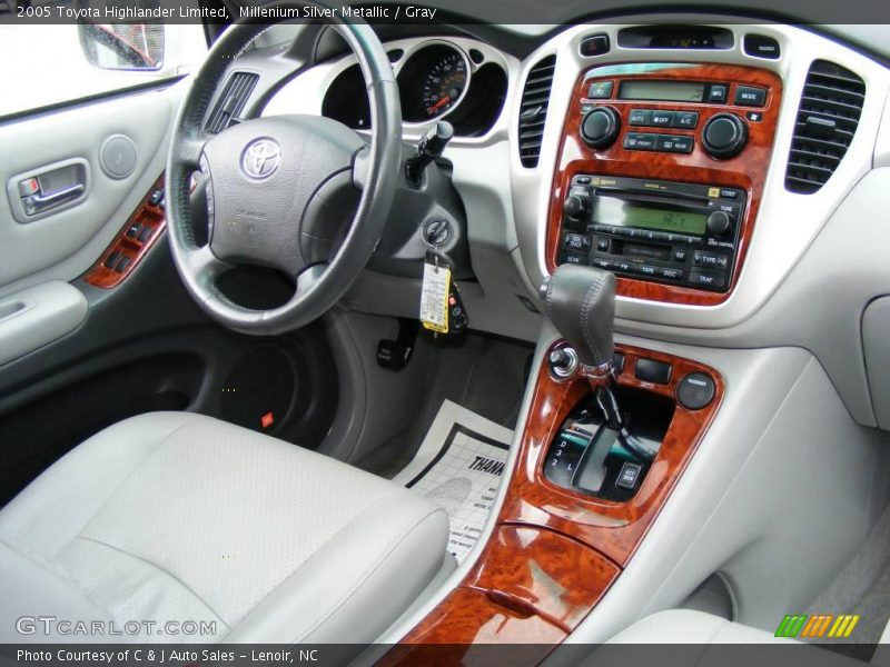 Millenium Silver Metallic / Gray 2005 Toyota Highlander Limited