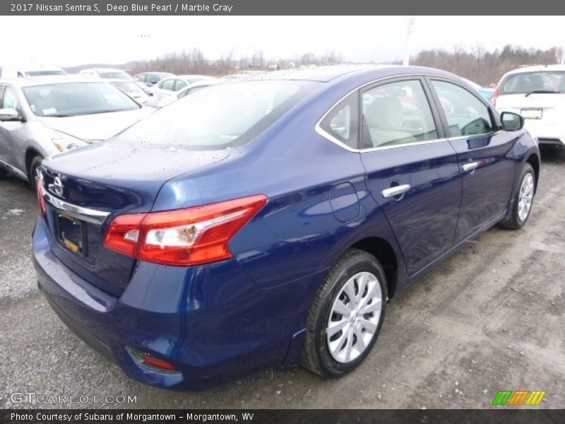 Deep Blue Pearl / Marble Gray 2017 Nissan Sentra S