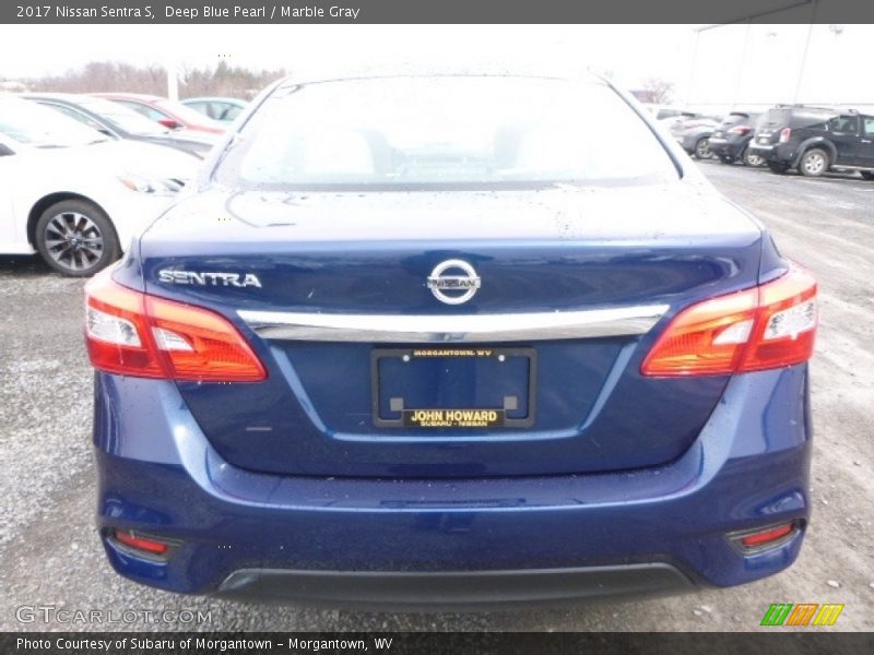 Deep Blue Pearl / Marble Gray 2017 Nissan Sentra S