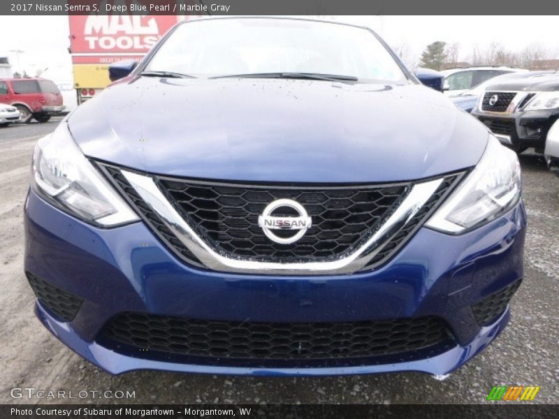 Deep Blue Pearl / Marble Gray 2017 Nissan Sentra S