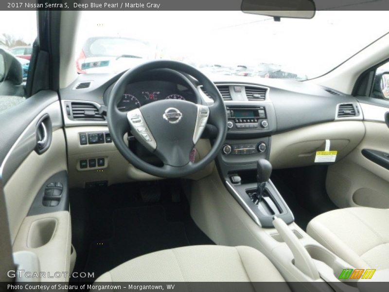  2017 Sentra S Marble Gray Interior