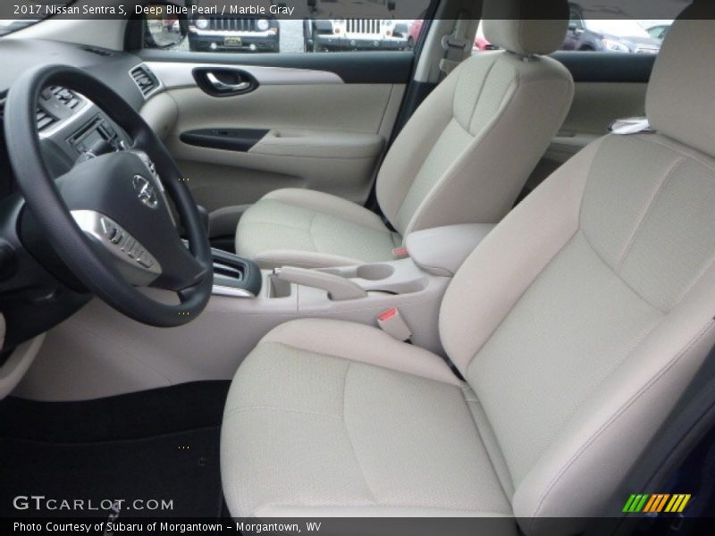 Deep Blue Pearl / Marble Gray 2017 Nissan Sentra S