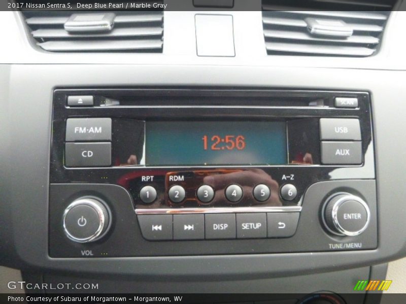 Deep Blue Pearl / Marble Gray 2017 Nissan Sentra S