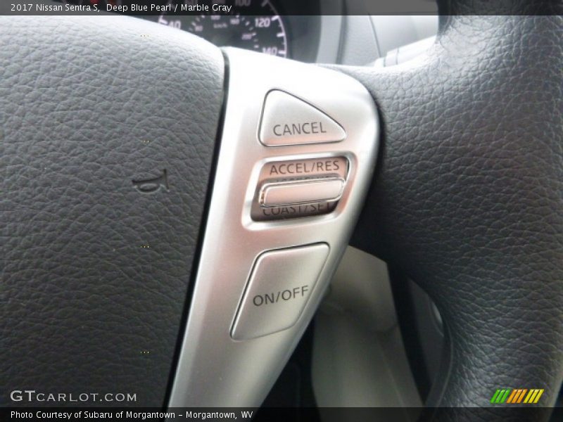 Deep Blue Pearl / Marble Gray 2017 Nissan Sentra S