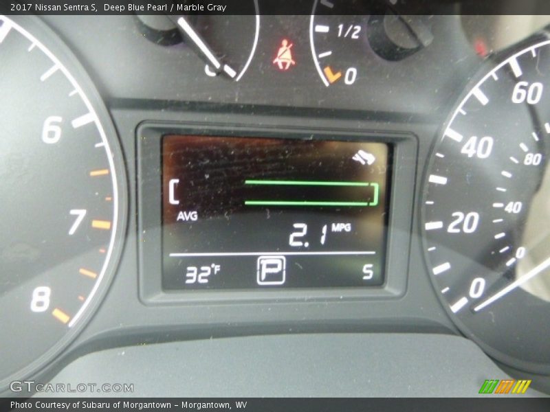 Deep Blue Pearl / Marble Gray 2017 Nissan Sentra S
