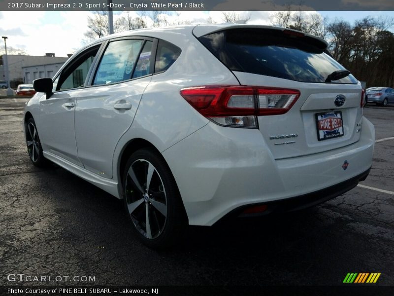 Crystal White Pearl / Black 2017 Subaru Impreza 2.0i Sport 5-Door