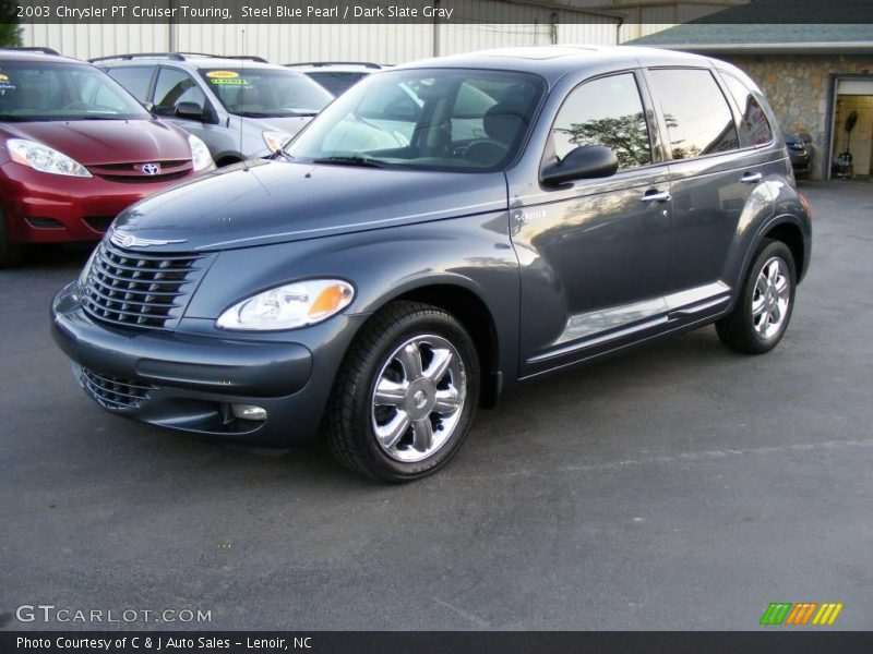 Steel Blue Pearl / Dark Slate Gray 2003 Chrysler PT Cruiser Touring