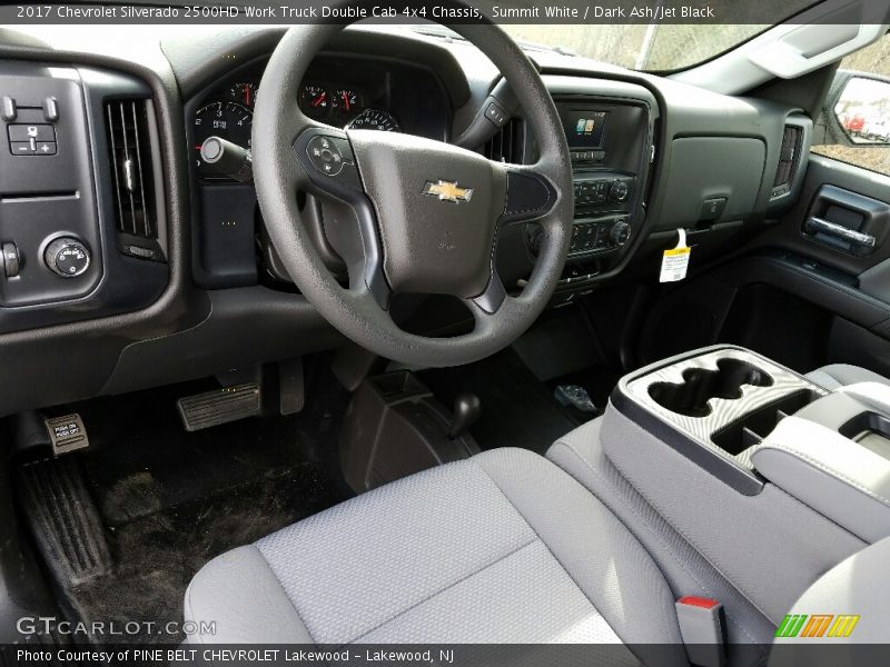 Summit White / Dark Ash/Jet Black 2017 Chevrolet Silverado 2500HD Work Truck Double Cab 4x4 Chassis