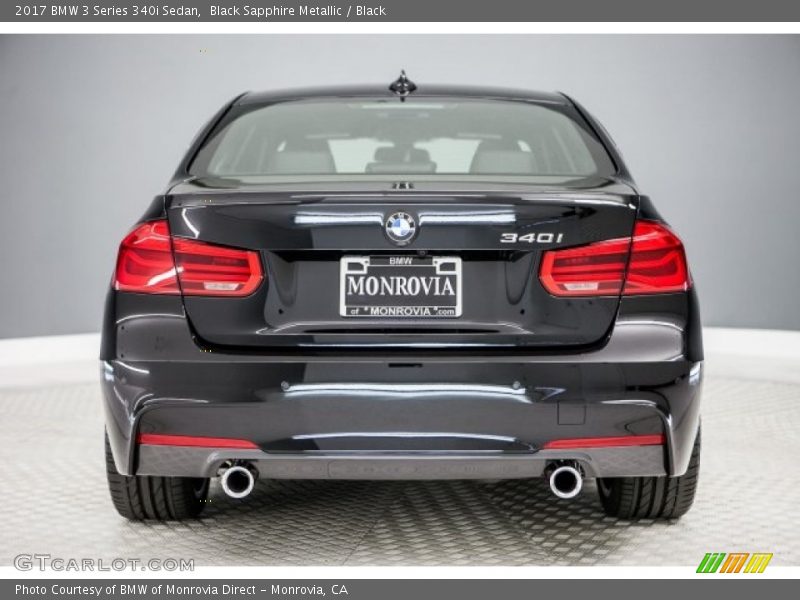 Black Sapphire Metallic / Black 2017 BMW 3 Series 340i Sedan