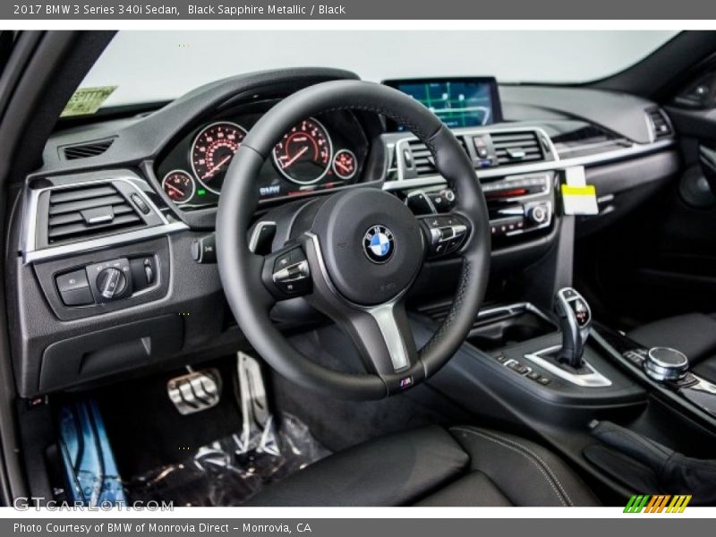 Black Sapphire Metallic / Black 2017 BMW 3 Series 340i Sedan