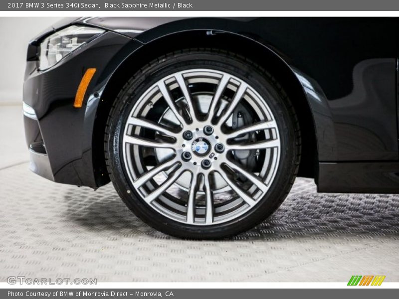 Black Sapphire Metallic / Black 2017 BMW 3 Series 340i Sedan