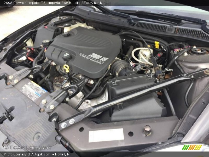 Imperial Blue Metallic / Ebony Black 2008 Chevrolet Impala LTZ