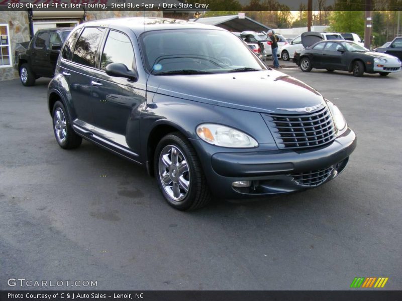 Steel Blue Pearl / Dark Slate Gray 2003 Chrysler PT Cruiser Touring