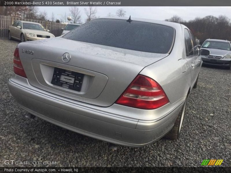 Brilliant Silver Metallic / Charcoal 2000 Mercedes-Benz S 430 Sedan