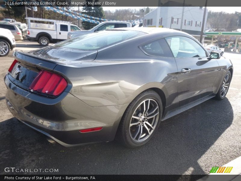 Magnetic Metallic / Ebony 2016 Ford Mustang EcoBoost Coupe