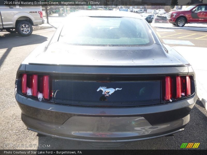Magnetic Metallic / Ebony 2016 Ford Mustang EcoBoost Coupe