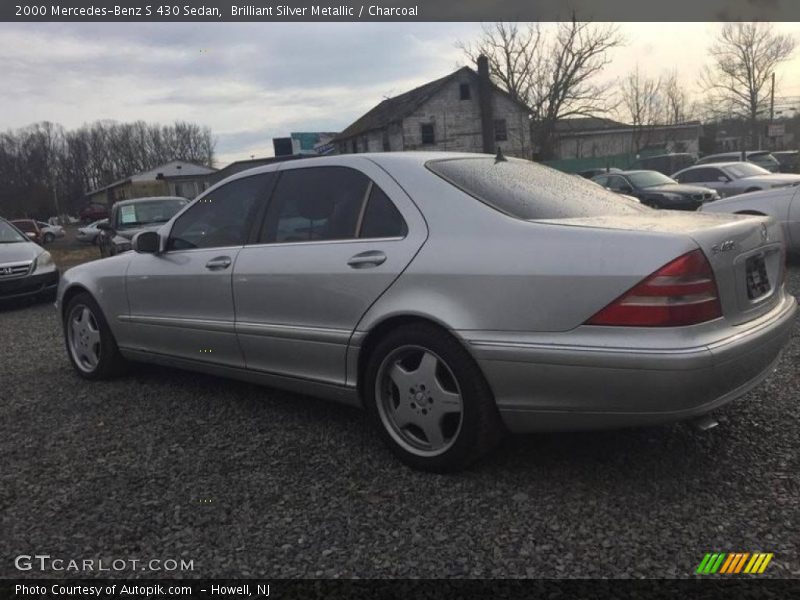 Brilliant Silver Metallic / Charcoal 2000 Mercedes-Benz S 430 Sedan