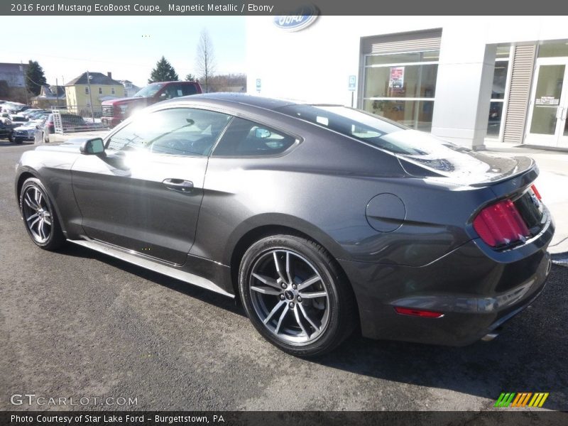 Magnetic Metallic / Ebony 2016 Ford Mustang EcoBoost Coupe