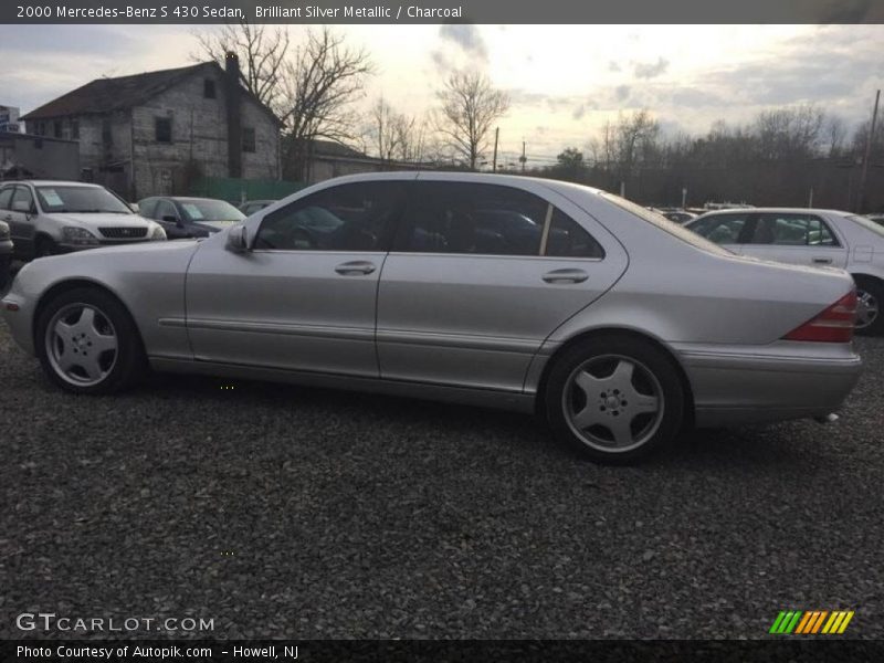 Brilliant Silver Metallic / Charcoal 2000 Mercedes-Benz S 430 Sedan