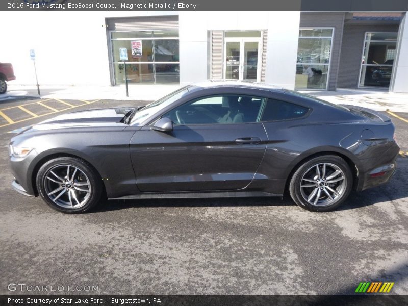Magnetic Metallic / Ebony 2016 Ford Mustang EcoBoost Coupe