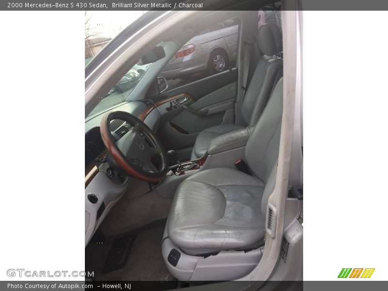 Brilliant Silver Metallic / Charcoal 2000 Mercedes-Benz S 430 Sedan