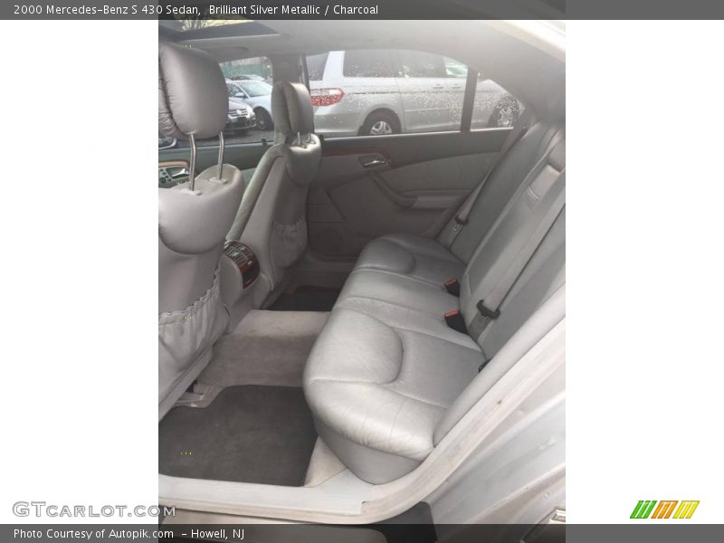 Brilliant Silver Metallic / Charcoal 2000 Mercedes-Benz S 430 Sedan
