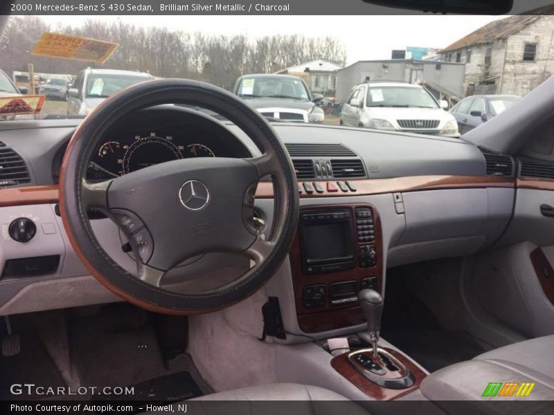 Brilliant Silver Metallic / Charcoal 2000 Mercedes-Benz S 430 Sedan