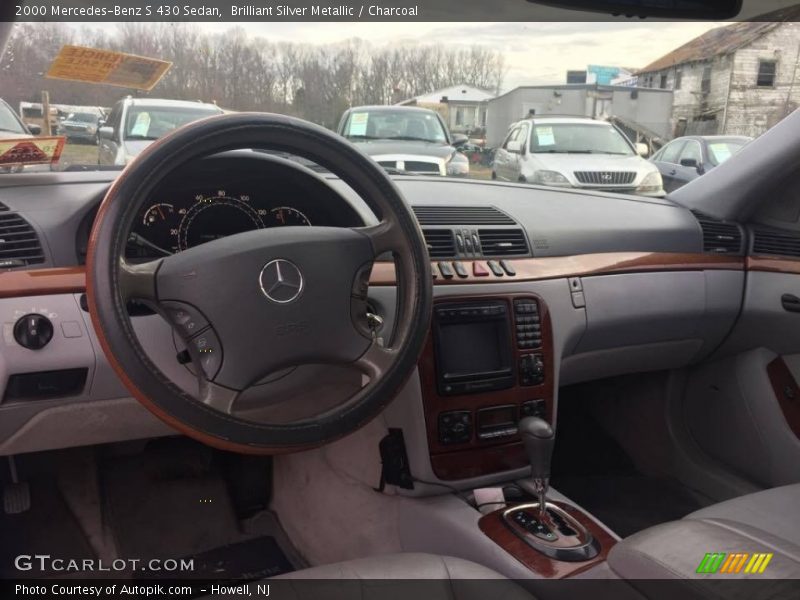 Brilliant Silver Metallic / Charcoal 2000 Mercedes-Benz S 430 Sedan