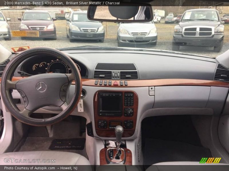 Brilliant Silver Metallic / Charcoal 2000 Mercedes-Benz S 430 Sedan