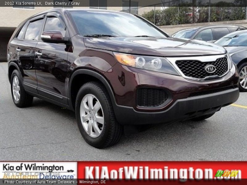 Dark Cherry / Gray 2012 Kia Sorento LX